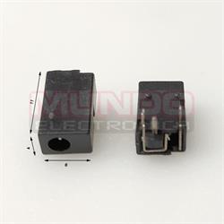CONECTOR JACK DE ALIMENTACION - ANCLADO 3 PIN - 6x11x4mm