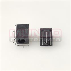 CONECTOR JACK DE ALIMENTACION - ANCLADO 3 PIN - 6x9x5mm TIPO 2