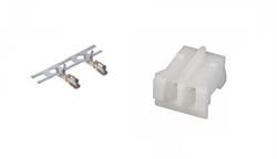 CONECTOR HEMBRA CONDUCTO-PLACA JST 2 PIN - RASTER 2mm + PINES