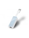 ADAPTADOR DE RED USB 2.0 A ETHERNET 100Mbps - WINDOWS MAC LINUX