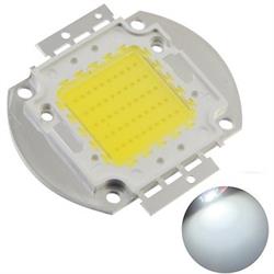 DIODO LED POTENCIA - 50W - 30 a 34V - 1,7AMP - 56x40x4mm  - BLANCO PURO 6000K a 6500K - ANG 120º