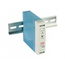 FUENTE DE ALIMENTACION POR IMPULSO PARA CARRIL MEANWELL 85-264VCA- 24VCC / 1A - 24W
