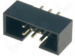 CONECTOR IDC 8 PIN MACHO - RASTER CONTACTOS 2,54mm - RASTER CINTA 1,27mm - PARA PCB