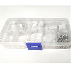 KIT 230 CONECTORES JST - CON PIN DE CONEXION - 8 MODELOS - EN CAJA CLASIFICADORA