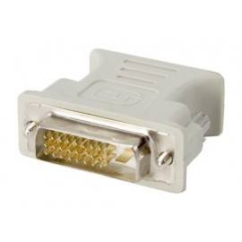 ADAPTADOR DVI-D 24+1 MACHO - VGA HEMBRA 15 PIN - BLANCO