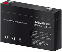 BATERIA PLOMO 6V / 7Ah - [95x34x150mm]