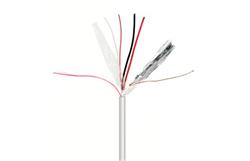 MANGUERA 20 HILOS - x20 CABLES 0,22mm CON CPR -  APANTALLADO - BLANCO - 1 METRO