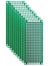 PLACA DE CIRCUITO IMPRESO PCB - DOBLE CARA - PERFORADA - FR4 - 30x70mm