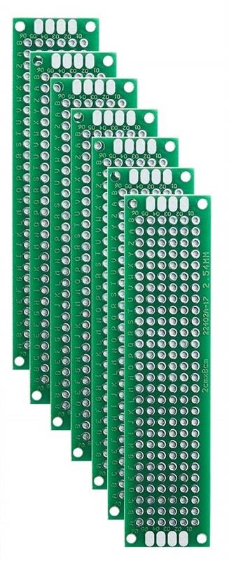 20stk agujero de rejilla placa de doble cara circuitos impresos PCB Board 4 tamaño 