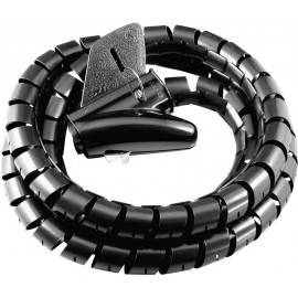 ORGANIZADOR CABLES JOLLYLINE 1,5m / 28mm NEGRO