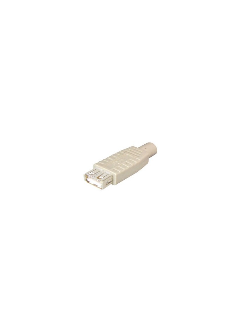 CONECTOR USB TIPO A - HEMBRA - AEREO - PARA SOLDAR