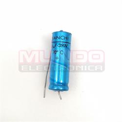 CONDENSADOR ELECTROLITICO BIANCHI 5uF / 350V - 70º - MONTAJE VERTICAL