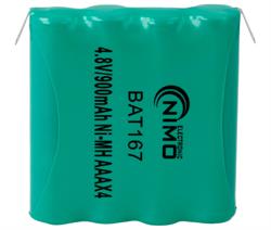 PACK DE BATERÍAS NI-MH - 4,8V / 900MAH - 40x40x10mm