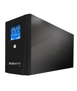 SAI EIGHT OFFLINE y AVR AUTOMATICO - 2000VA - x2 SCHUKO - PANTALLA LED ESTADO