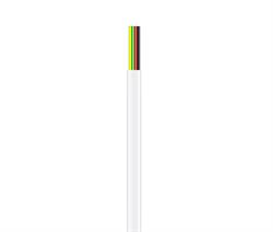 CABLE DE TELEFÓNO PLANO - 4 HILOS - 4x0,12mm - BLANCO - 1 METRO