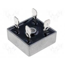 PUENTE RECTIFICADOR CUADRADO  600v / 35A - FASTON  / KBPC3506