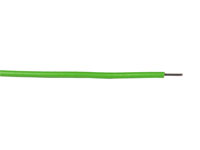 CABLE RÍGIDO 0,5MM, COBRE ESTAÑADO, VERDE - 1 METRO - IDEAL PARA PROTOBOARD , DIY, PUENTES, ETC..