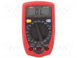 MULTIMETRO DIGITAL UNI-T UT33D  DC-AC-10A-20moh