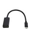 CONVERSOR - ADAPTADOR ENTRADA USB TIPO-C MACHO - SALIDA HDMI HEMBRA - 1080p - AUDIO