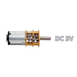 MOTOR REDUCTOR DC 3VDC - 1000 RPM [3VDC] DIAMETRO 12mm