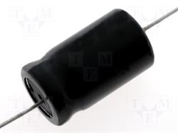 CONDENSADOR ELECTROLITICO BIPOLAR 47uF / 100V [85] 14x37mm