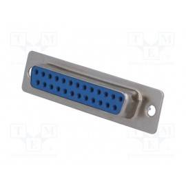 CONECTOR D-SUB 25 PINES HEMBRA (DB25) - PARA SOLDAR
