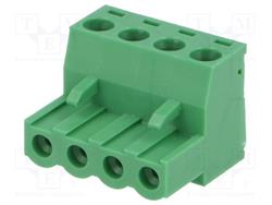 BLOQUE DE BORNAS DESMONTABLE - ENCHUFE HEMBRA - 5,08mm / 2,5mm2 - 4 PIN