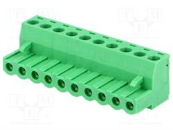 BLOQUE DE BORNAS DESMONTABLE - ENCHUFE HEMBRA - 5,08mm / 2,5mm2 - 10 PIN