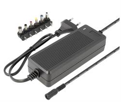 ALIMENTADOR ELECTRONICO UNIVESAL REGULABLE - MANUAL - DE 9 a 24VCC - 24W - 3,3A - 6 CONECTORES