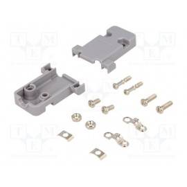 CARCASA PLASTICO CONECTOR SUB-D 9 PINES