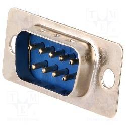 CONECTOR D-SUB [DB9 / RS232] MACHO 9 PIN