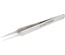 PINZAS DE ACERO PROFESIONALES - DE PUNTA RECTAS - SUPER FINA - 120mm