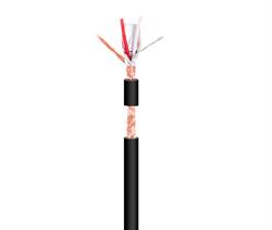 CABLE PARA MICRÓFONO ESTÉREO - CCA 2x 0,35mm - REDONDO - APANTALLADO - 1 METRO