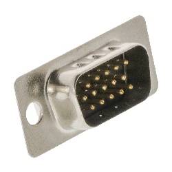 CONECTOR D-SUB [DB15 / VGA] MACHO 15 PIN
