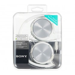 AURICULAR DE DIADEMA SONY 30mm - MICROFONO  - CABLE 1.2m - BLANCO