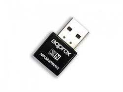 ADAPTADOR WIRELESS LAN USB NANO - APPROX - 300 MBPS - 802.11B/G/N