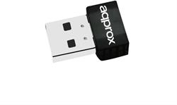 ADAPTADOR WIRELESS LAN USB NANO - APPROX - 600 MBPS - DOBLE BANDA - 802.11ac B/G/N