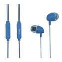 AURICULARES TM EST. DIGITAL - MANOS LIBRES - JACK 3,5mm - SILICONA AZUL