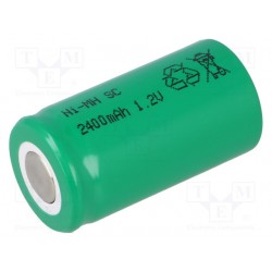 BATERIA SUBC Ni-Mh 1,2V - 2400mAh - 44x22mm
