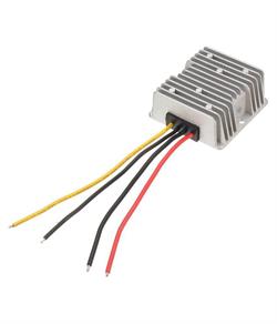 CONVERTIDOR DE 24VDC A 12VDC - 20A - 240W - IP67 - DIMENSIONES 74x74x33mm - CABLES 120mm