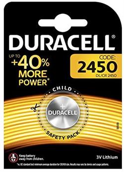 PILA LITIO DURACELL CR2450 - 3V - 620mAH - BLISTER - 1 UNIDAD