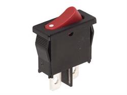 INTERRUPTOR BASCULANTE DE POTENCIA 6A - 250V - 2 POSICIONES - ON-OFF - TECLA ROJA - SPST