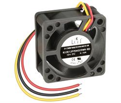 VENTILADOR 40x40x20 - 12VDC - COJINETES - TERMOPLASTICO - 3 HILOS