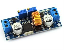 CONVERTIDOR DC-DC Y CORRIENTE AJUSTABLE - ELEVADOR REDUCTOR ENTRADA 4V-38VDC - SALIDA 1,25 V-36 VDC - 5 AMP
