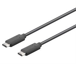 CONEXION USB-C 3.1 MACHO - MACHO - 1 METRO - NEGRO