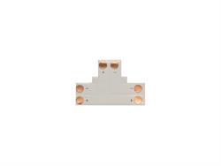 CONECTOR DE CIRCUITO FLEXIBLE - PARA TIRAS LED - EN FORMA DE 'T' - 1 COLOR - ANCHO 10 mm