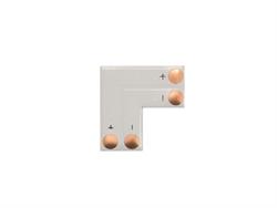 CONECTOR DE CIRCUITO FLEXIBLE - PARA TIRAS LED - EN FORMA DE 'L' - 1 COLOR - ANCHO 10 mm
