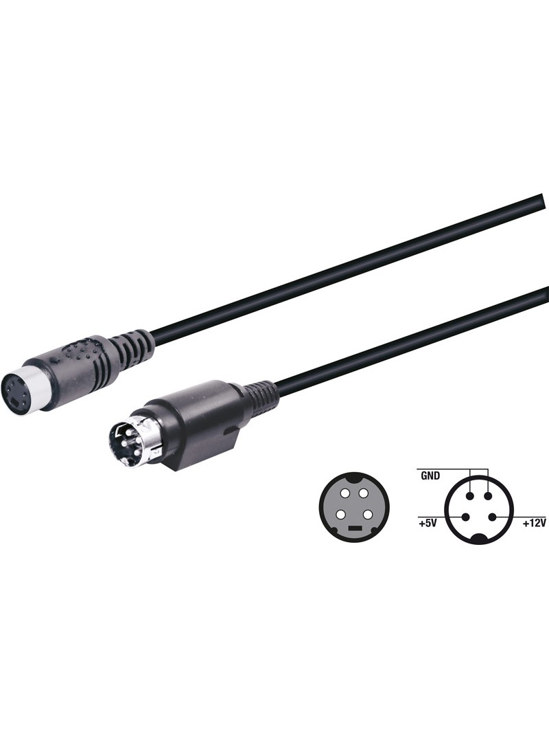 Cavo S-Video Maschio-Maschio 10m – Placcato Oro Per Video Camera E TV