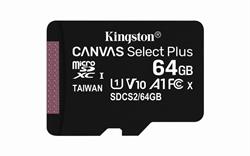 MEMORIA MICRO SD 64GB KINGSTON SDXC CL10 - CANVAS