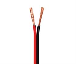 CABLE ALTAVOZ 2x0,5mm - ROJO NEGRO - POLARIZADO - 1 METRO